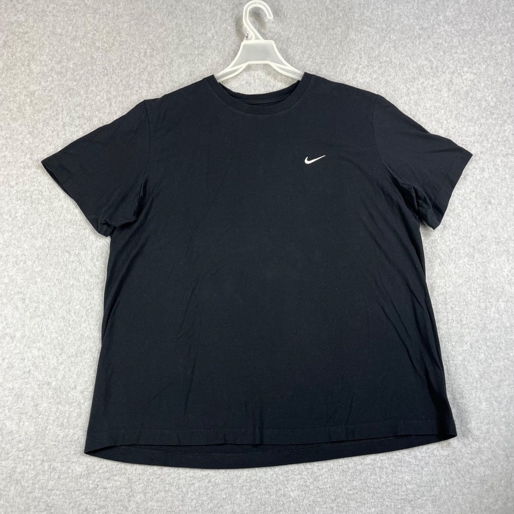 Nike The Nike Tee Mens XL Black Active Basketball Sports Activewear Short Sleeve
